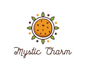 Vegan Sun Cookie logo design