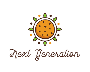 Vegan Sun Cookie logo design