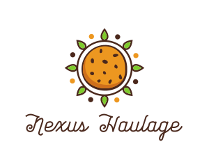 Vegan Sun Cookie logo design