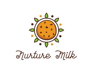 Vegan Sun Cookie logo design