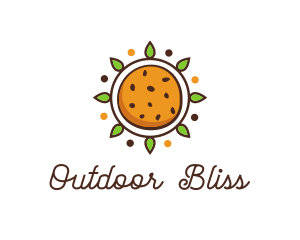 Vegan Sun Cookie logo design