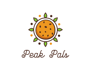 Vegan Sun Cookie logo design