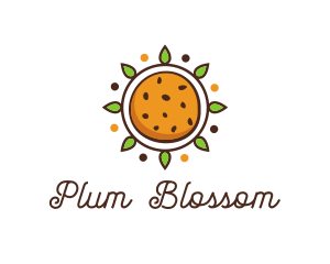 Vegan Sun Cookie logo design