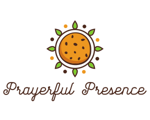 Vegan Sun Cookie logo design