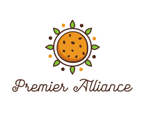 Vegan Sun Cookie logo design