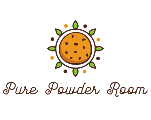 Vegan Sun Cookie logo design