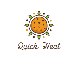 Vegan Sun Cookie logo design