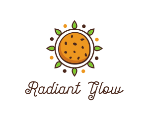 Vegan Sun Cookie logo design