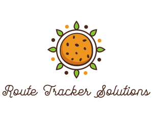 Vegan Sun Cookie logo design