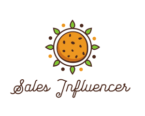 Vegan Sun Cookie logo design