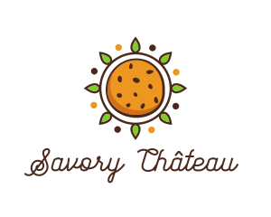 Vegan Sun Cookie logo design