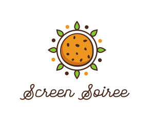 Vegan Sun Cookie logo design