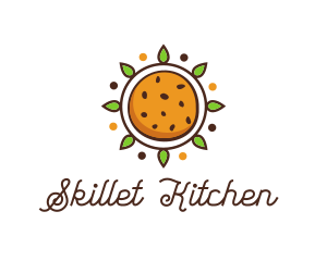 Vegan Sun Cookie logo design