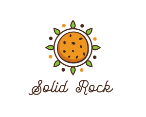 Vegan Sun Cookie logo design