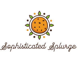 Vegan Sun Cookie logo design