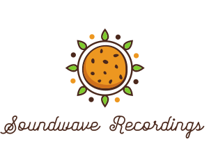 Vegan Sun Cookie logo design