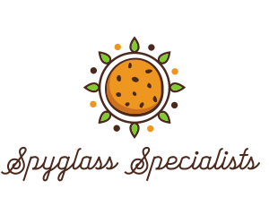 Vegan Sun Cookie logo design