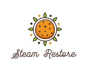 Vegan Sun Cookie logo design