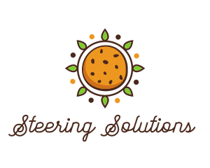 Vegan Sun Cookie logo design