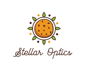 Vegan Sun Cookie logo design