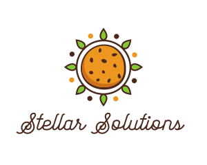 Vegan Sun Cookie logo design