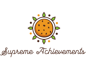 Vegan Sun Cookie logo design