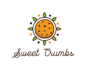 Vegan Sun Cookie logo design