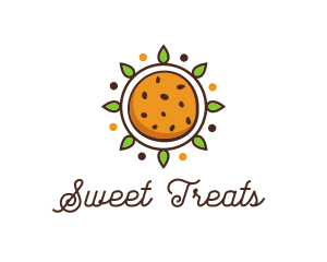 Vegan Sun Cookie logo design