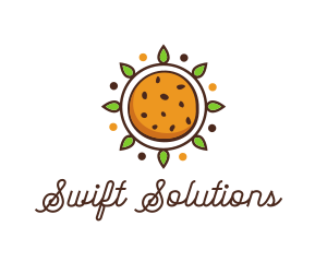 Vegan Sun Cookie logo design