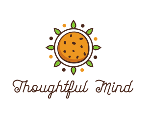 Vegan Sun Cookie logo design