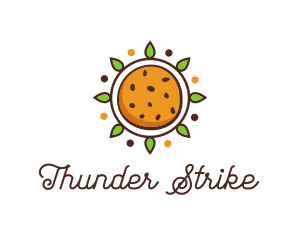 Vegan Sun Cookie logo design