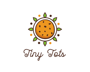 Vegan Sun Cookie logo design