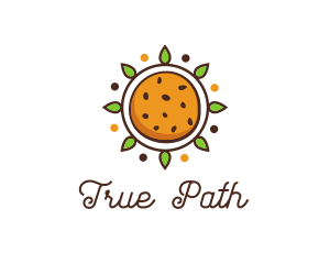 Vegan Sun Cookie logo design