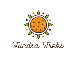 Vegan Sun Cookie logo design