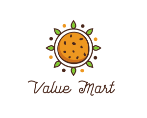 Vegan Sun Cookie logo design