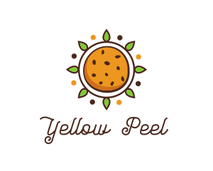 Vegan Sun Cookie logo design