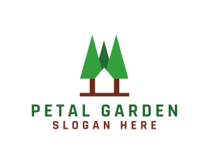 Forest Cabin Home logo design