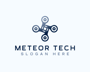 Tech Camera Drone logo design