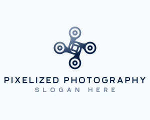 Tech Camera Drone logo design