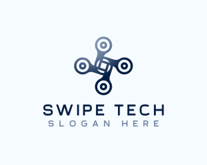 Tech Camera Drone logo design