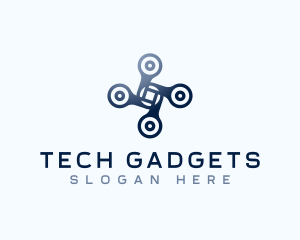 Tech Camera Drone logo design