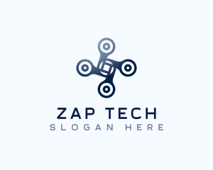 Tech Camera Drone logo design