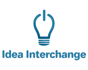 Idea On Light Bulb logo design