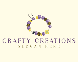 Handcrafted Bracelet Jewelry logo design