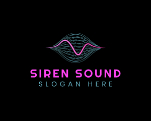 Sound Wave Frequency logo design