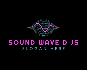 Sound Wave Frequency logo design