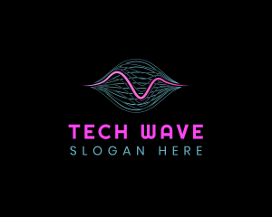 Sound Wave Frequency logo design