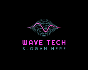 Sound Wave Frequency logo design