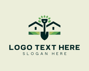 Housing Shovel Landscaper logo