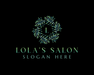 Florist Leaves Boutique logo design